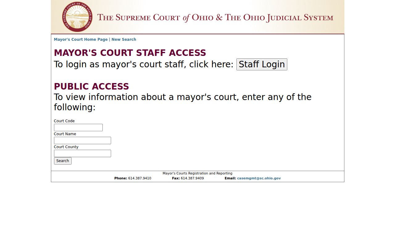 Brown County criminal court docket mayor's court directory search